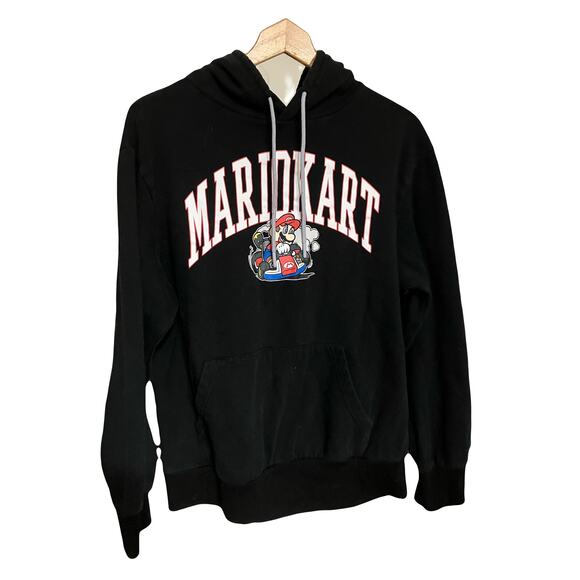 Mario Kart Men’s Size Large Black Hoodie Cotton Blend Nintendo - Picture 9 of 10